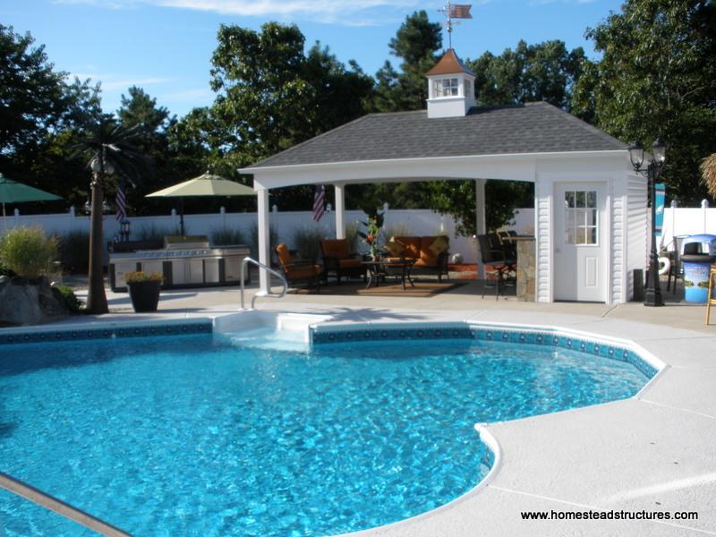 Avalon Pool House Exterior Shots Photos Homestead Structures